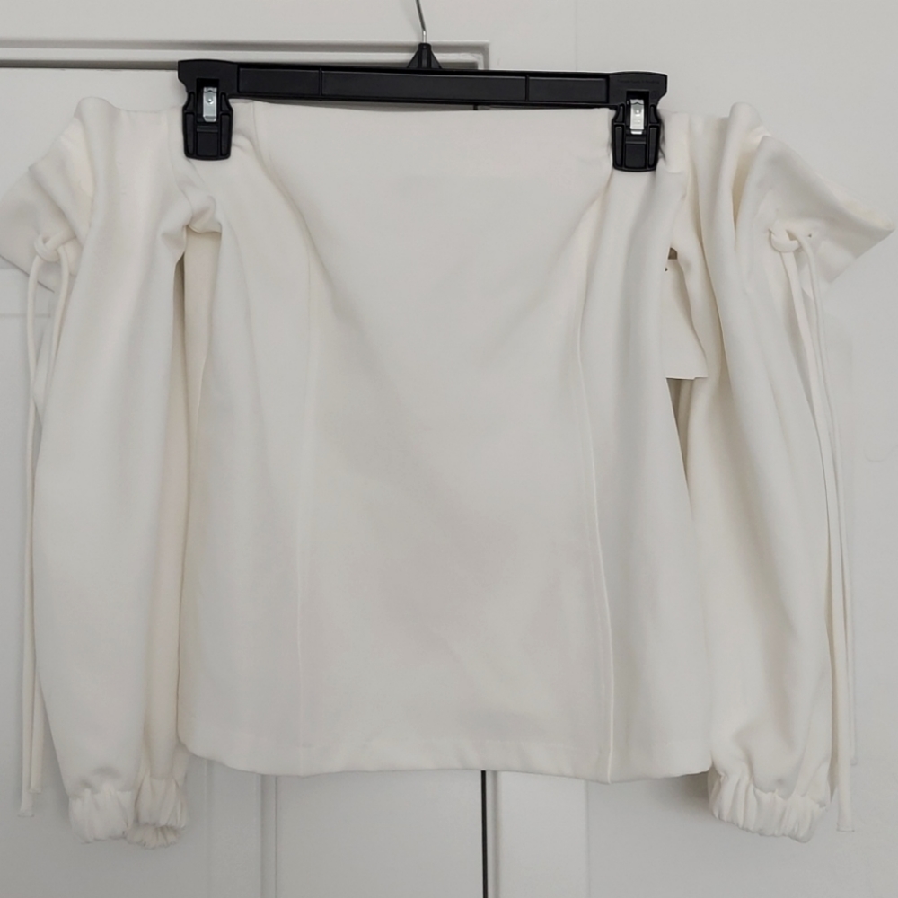 Off white off the shoulder top